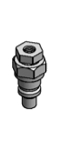 Huck® 110438 Tool Part, Hydraulic Coupler Nipple